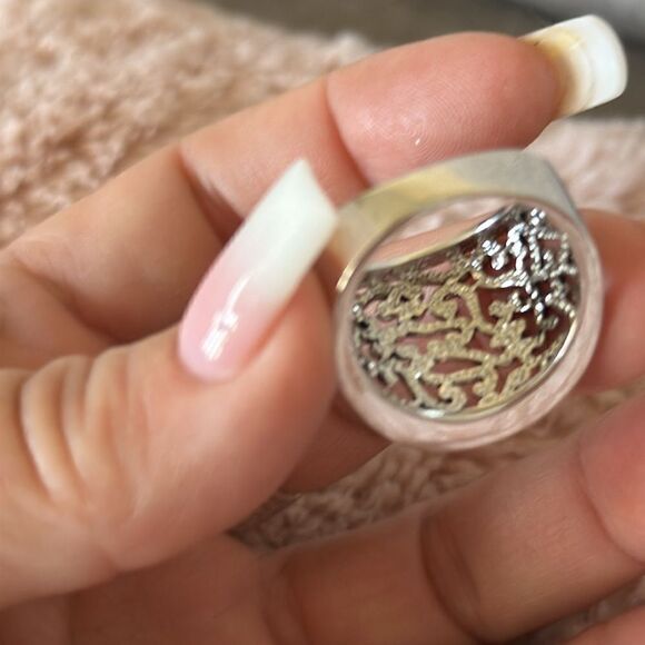 Vintage Scroll Filagree Bohemian Ring! - Picture 6 of 7